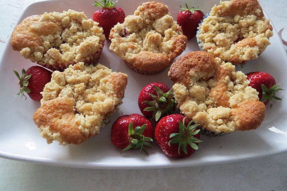 Erdbeer-Streusel-Muffins