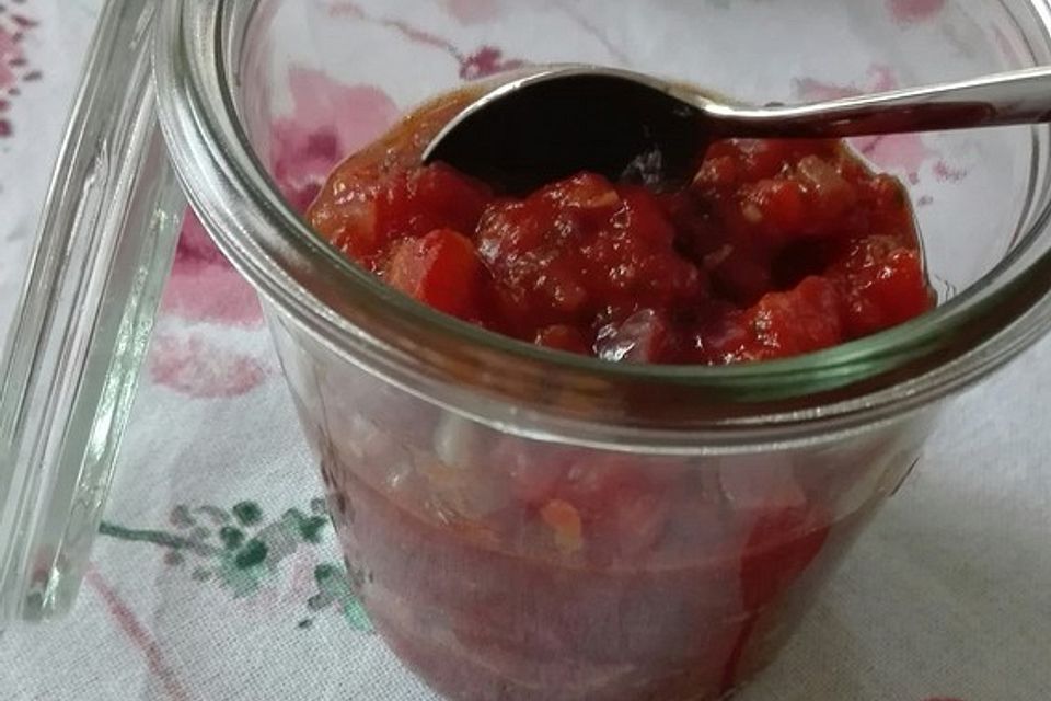 Scharfer Salsa Dip