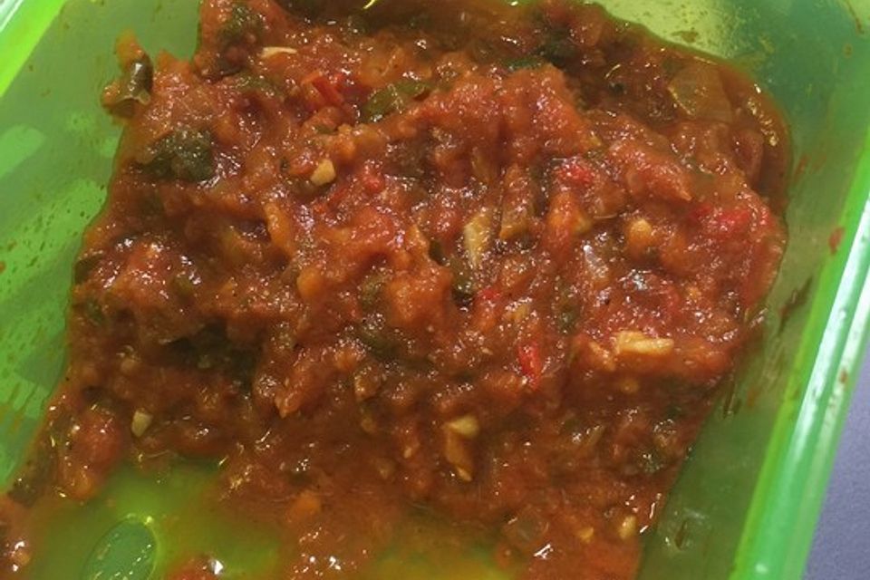 Scharfer Salsa Dip