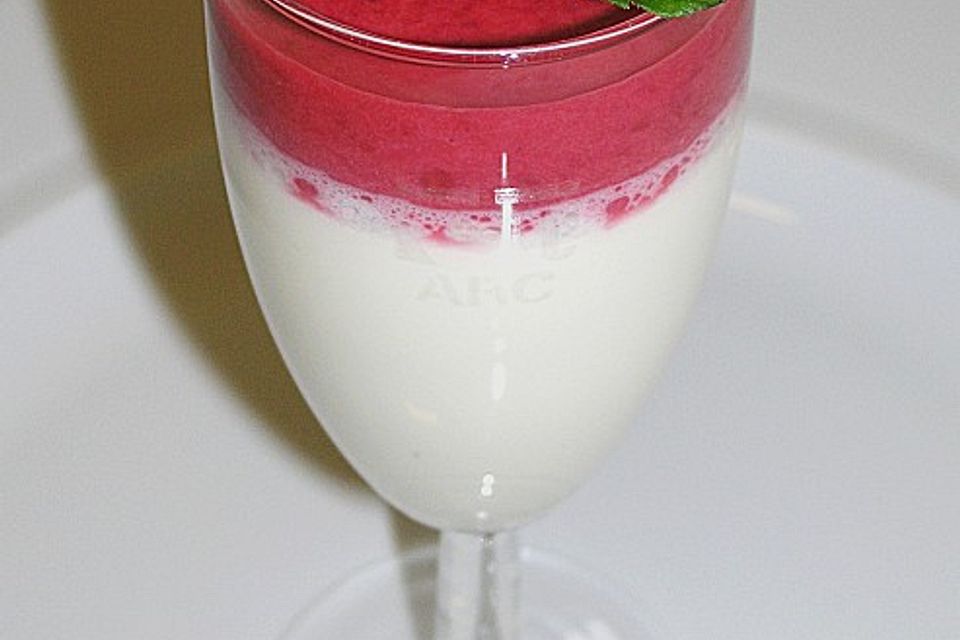 Panna Cotta mit Beerensoße