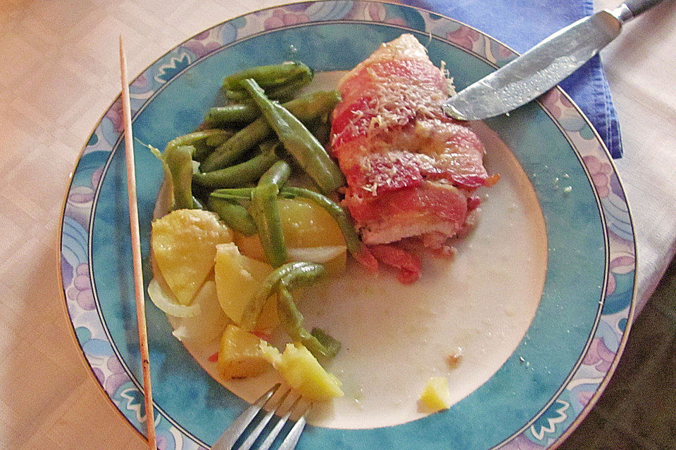 Hähnchenbrustfilet im Schinkenmantel