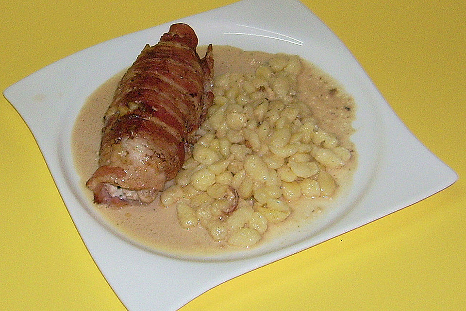 Hähnchenbrustfilet im Schinkenmantel