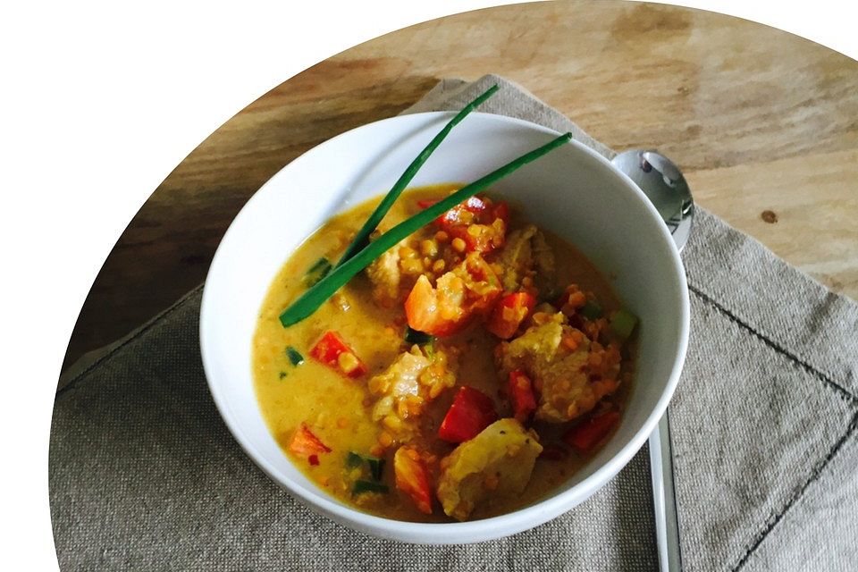 Hühnchen-Linsen Curry