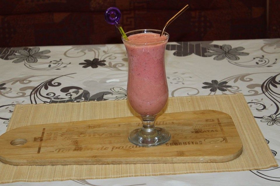 Rot-grüner Smoothie