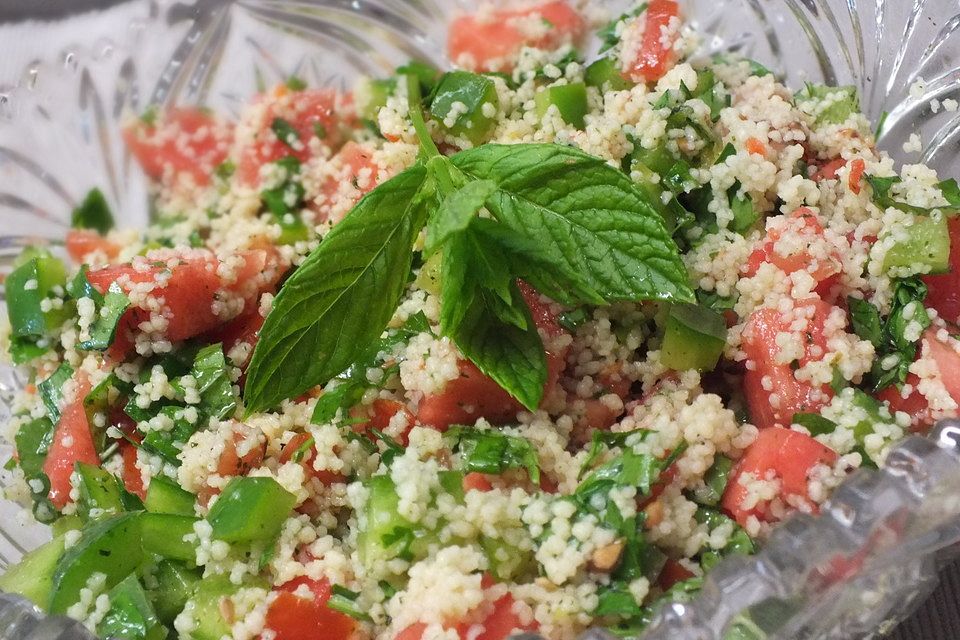 Fruchtiger Couscous-Melonen-Salat