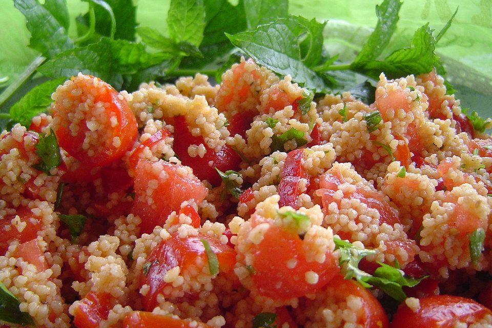 Fruchtiger Couscous-Melonen-Salat