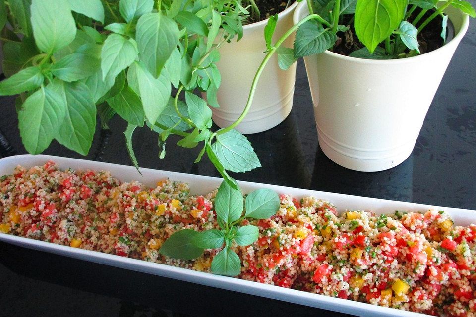 Fruchtiger Couscous-Melonen-Salat