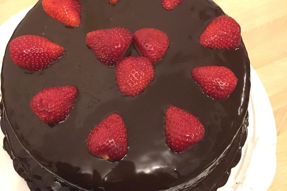 Mousse au Chocolat-Windbeuteltorte