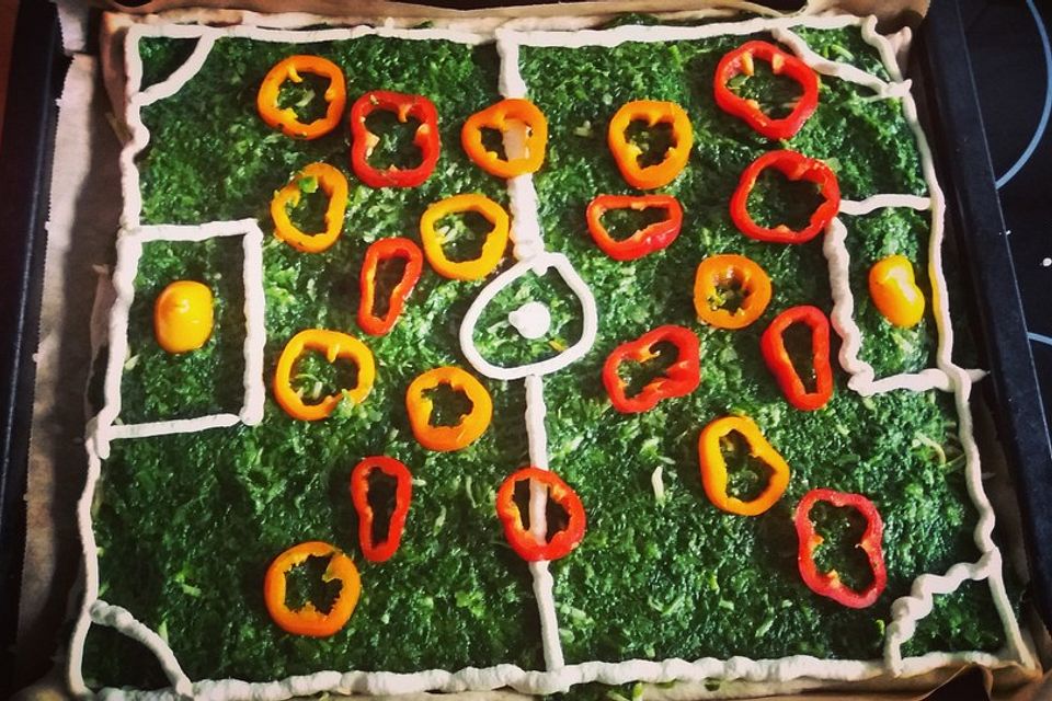 Fußballpizza