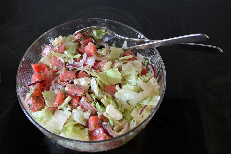 Wassermelonen-Salat