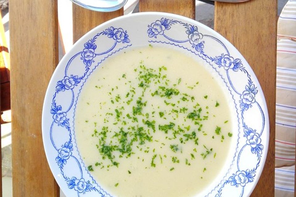 Spargelcremesuppe aus Resten