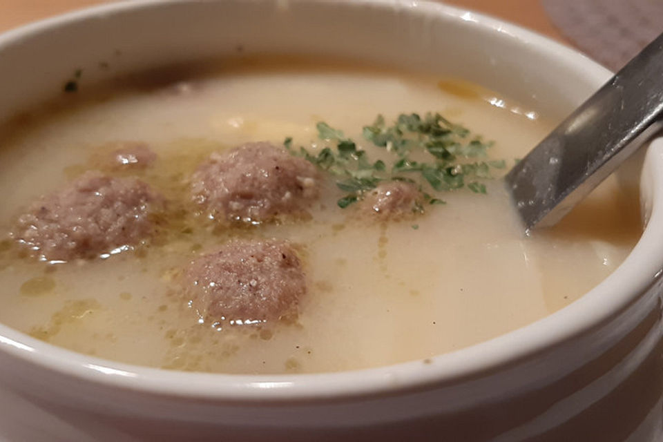 Spargelcremesuppe aus Resten