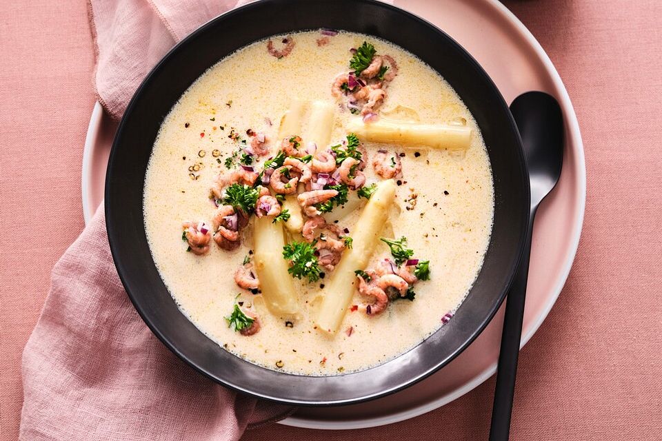 Spargelcremesuppe aus Resten