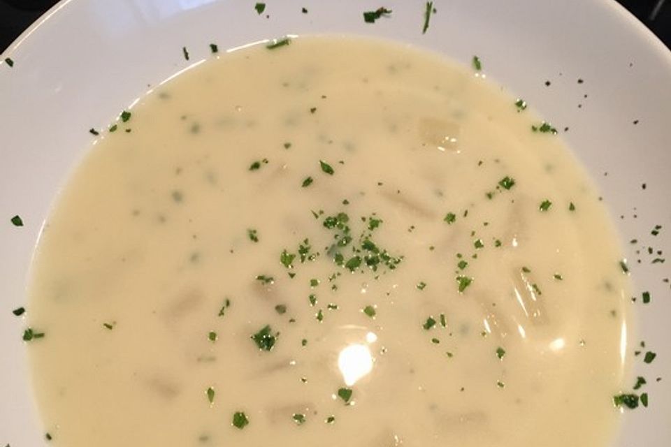 Spargelcremesuppe aus Resten