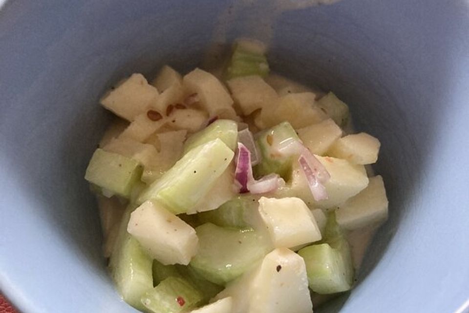 Apfel - Gurke - Salat