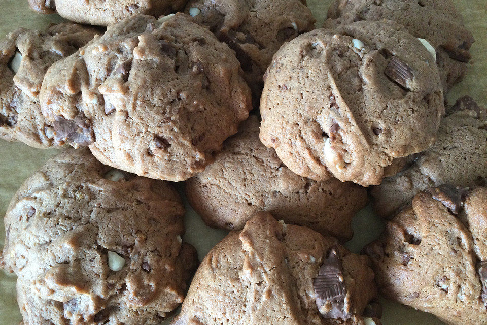 Urmelis doppelt schokoladige Cookies