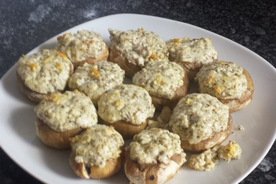 Gefüllte Champignons mit Feta