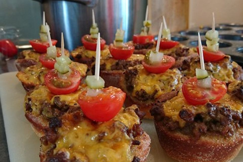 Cheeseburger-Muffins