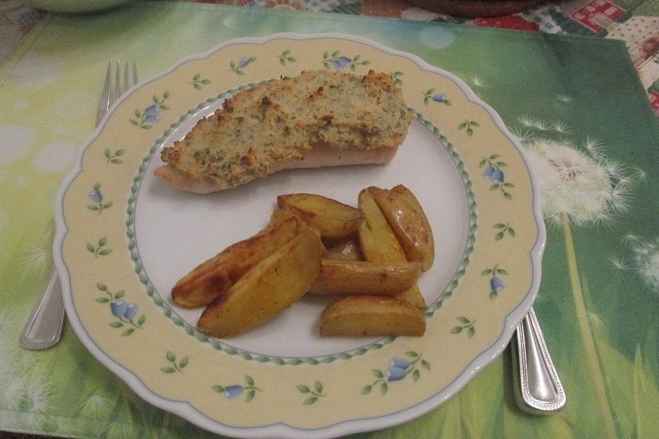 Parmesan-Zitronen-Wedges