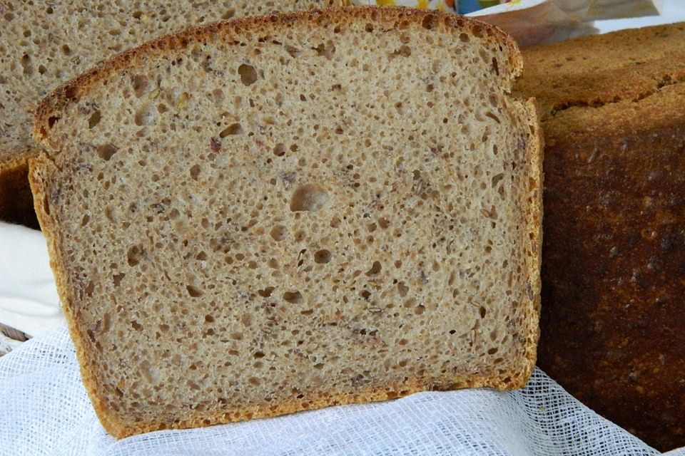 Silvios Roggen-Dinkel Sauerteigbrot