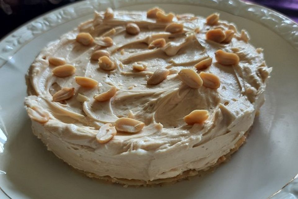 Erdnussbutter-Torte ohne Backen