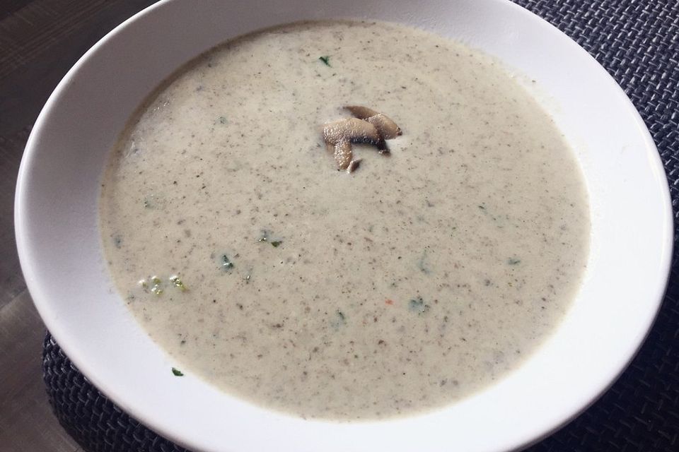 Champignon-Cremesuppe