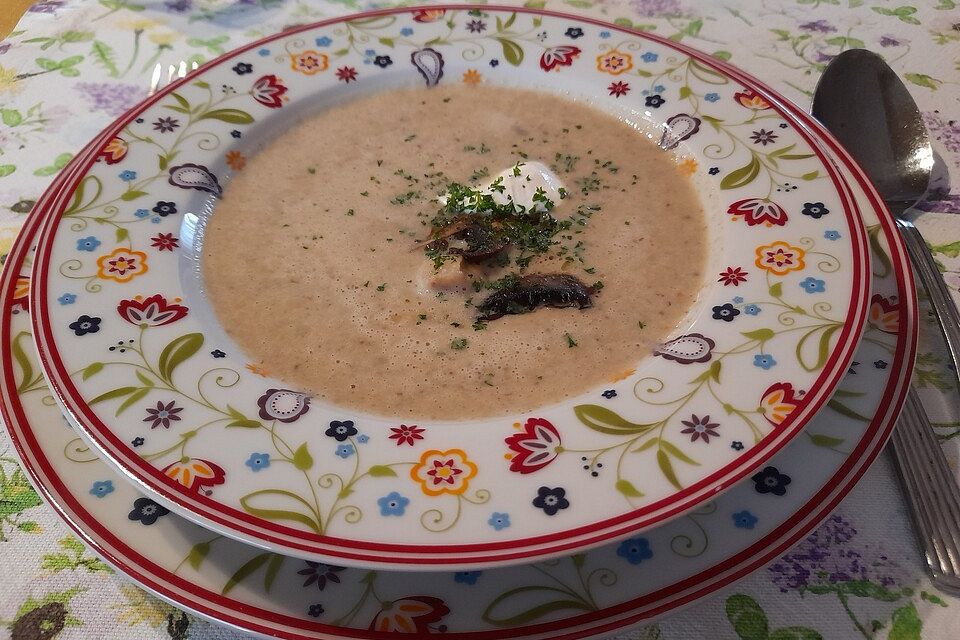 Champignon-Cremesuppe