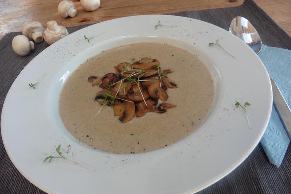 Champignon-Cremesuppe