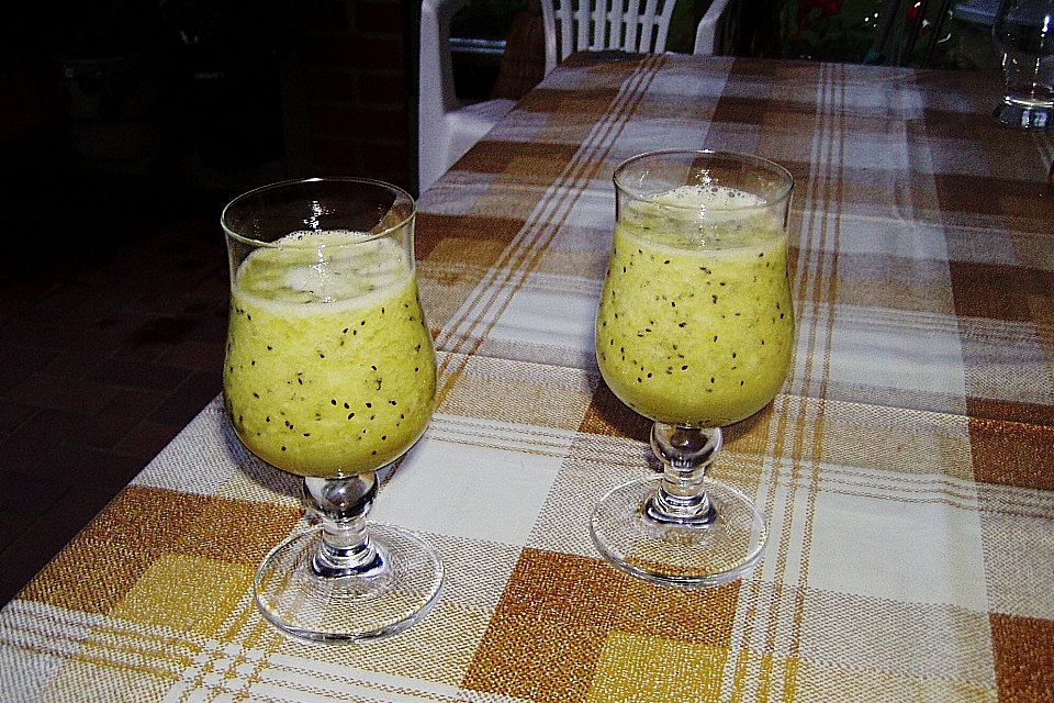 Kiwi - Melonen - Smoothie