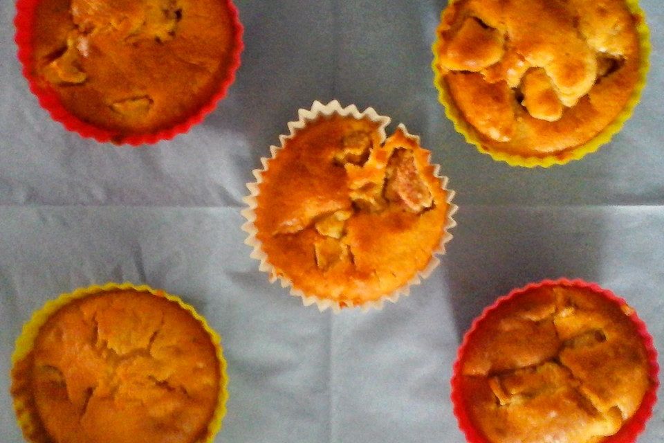 Rhabarber-Ingwer-Muffins