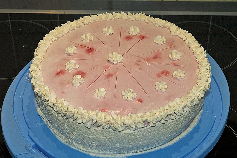 Himbeer Sahne Torte