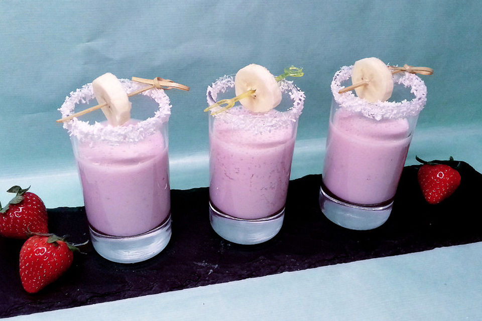 Erdbeer - Bananen - Smoothie