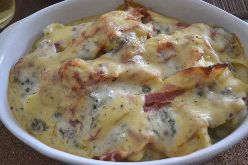 Blumenkohlgratin mit Bacon