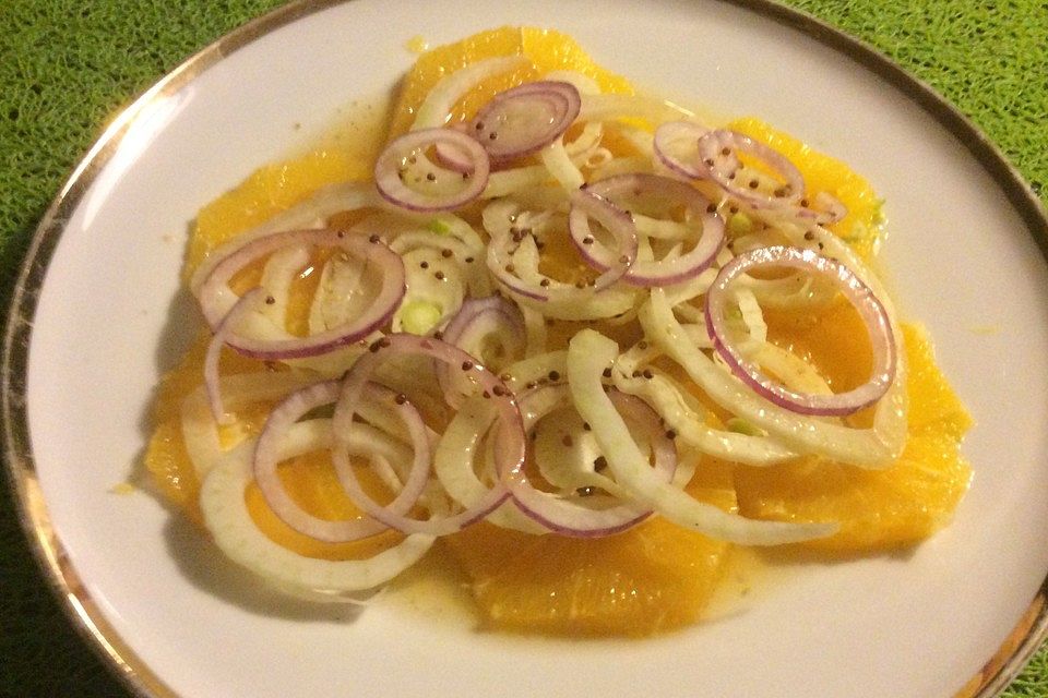 Fenchel-Orangen-Carpaccio