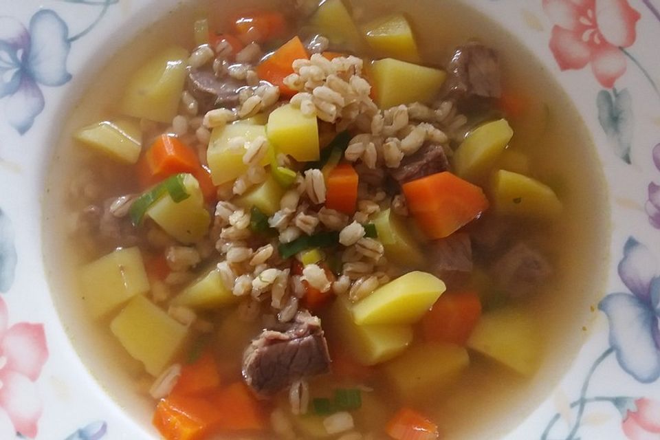 Graupensuppe nach Mamas Rezept