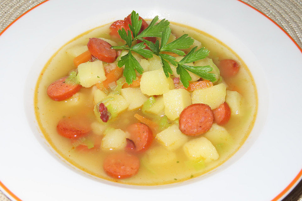 Kartoffelsuppe zum satt essen