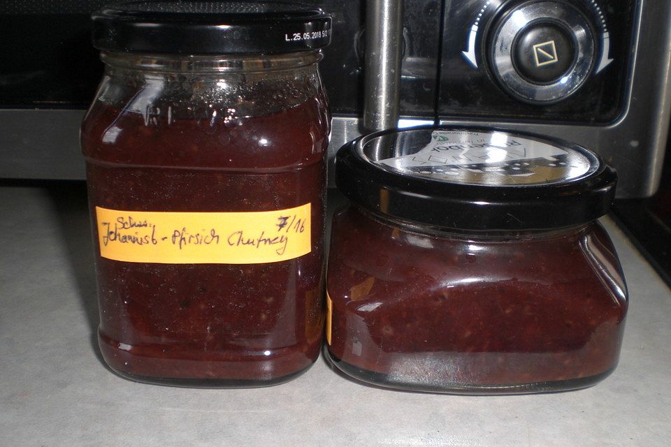 Pfirsich-Johannisbeer-Chutney