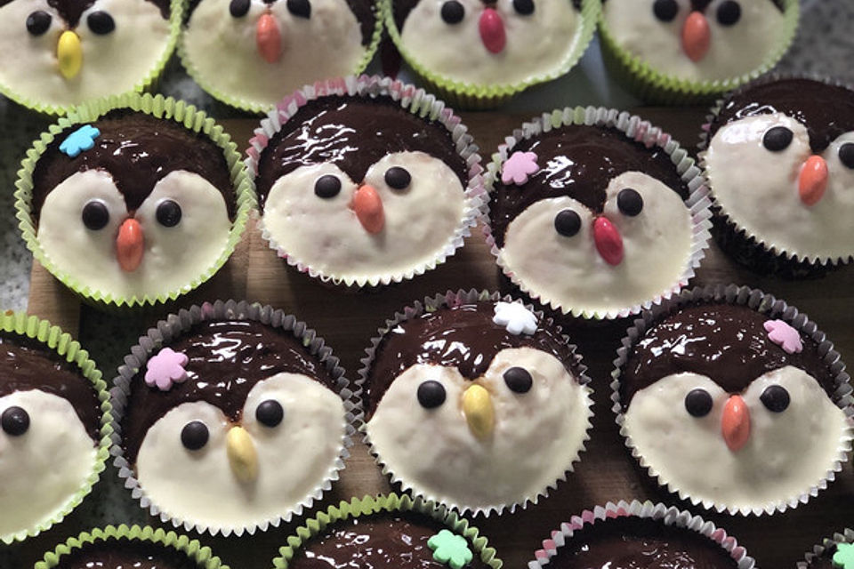 Pinguin Muffins