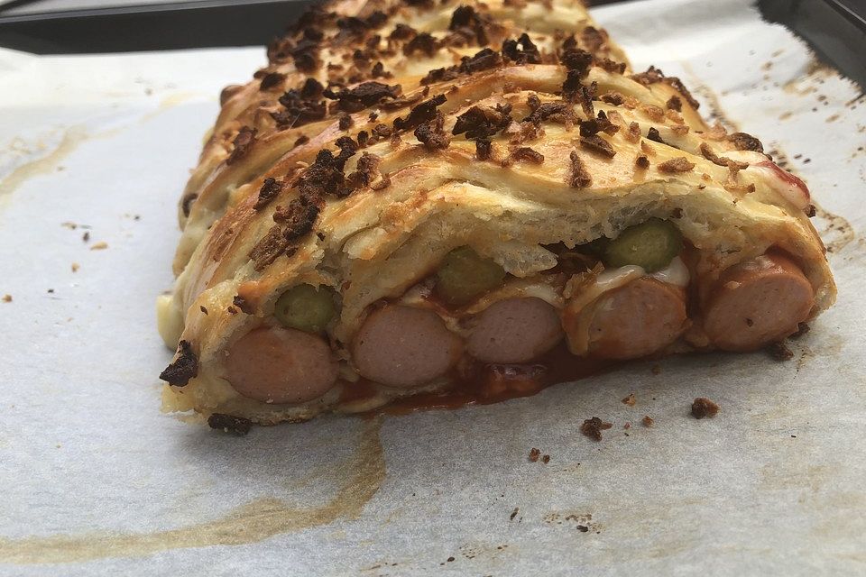 Hot Dog Zopf