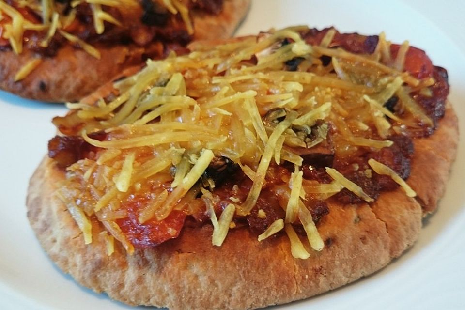 Vegane Pizza "Naan Style"