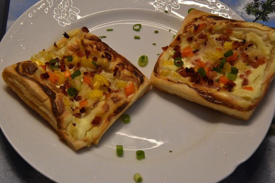 Schneller Flammkuchen