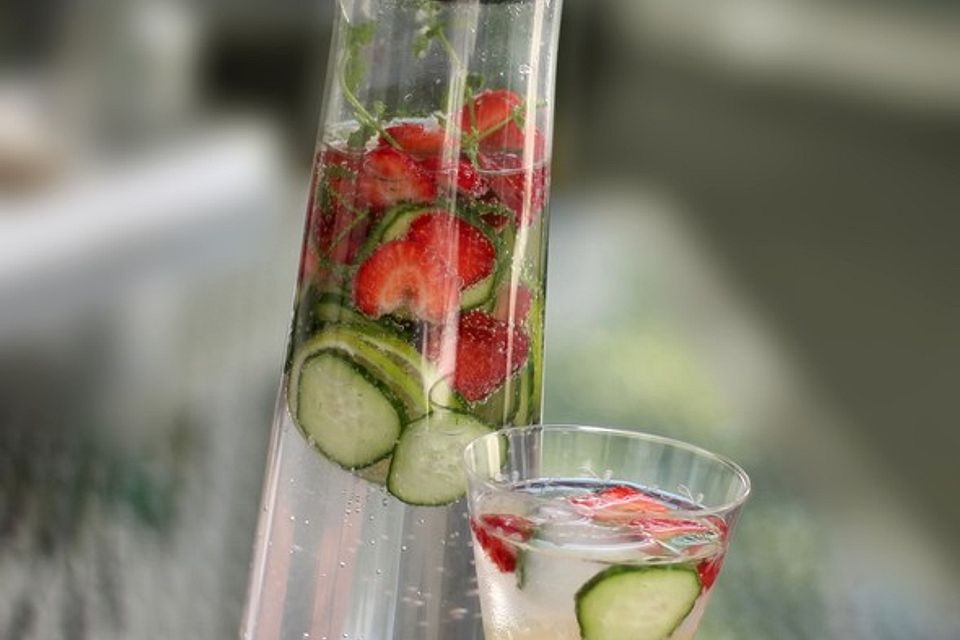 Detox Wasser mit Gurke