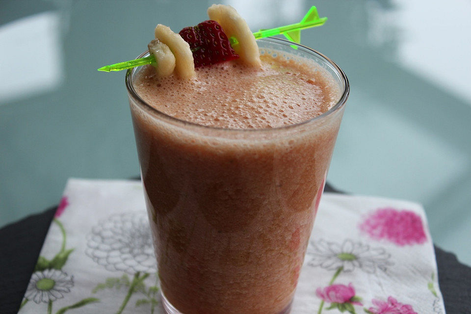 Erdbeer-Bananen-Smoothie