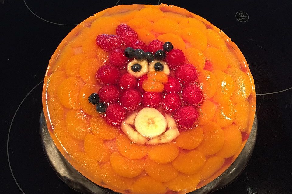 Fruchtiger "Angry Birds"- Kuchen