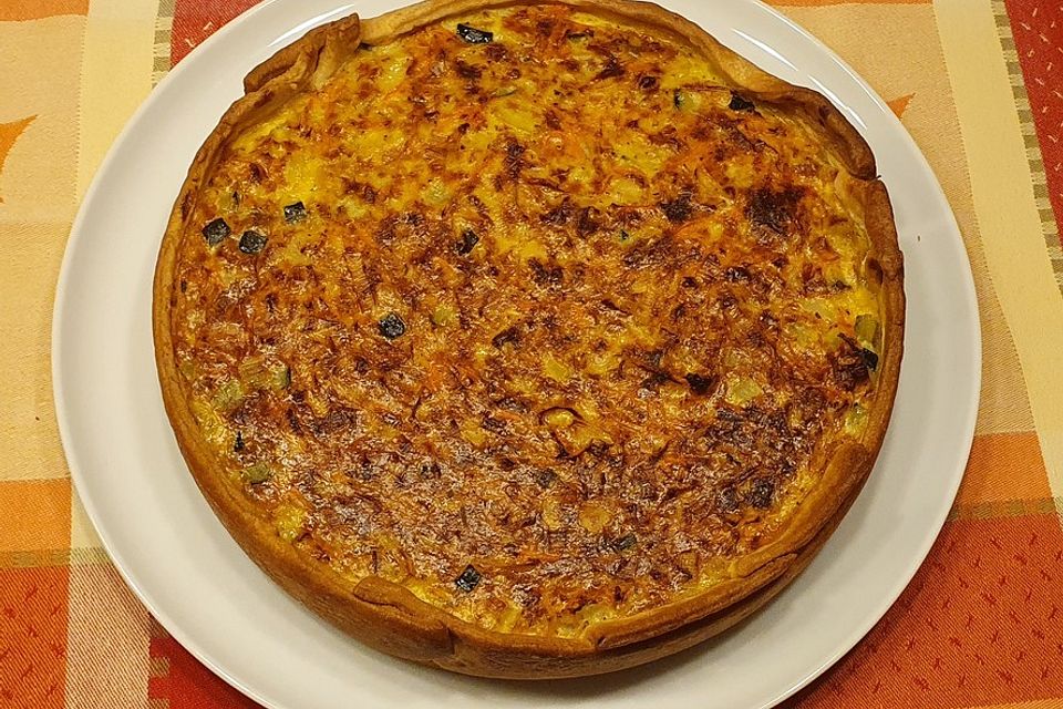 Lauch-Zucchini-Quiche