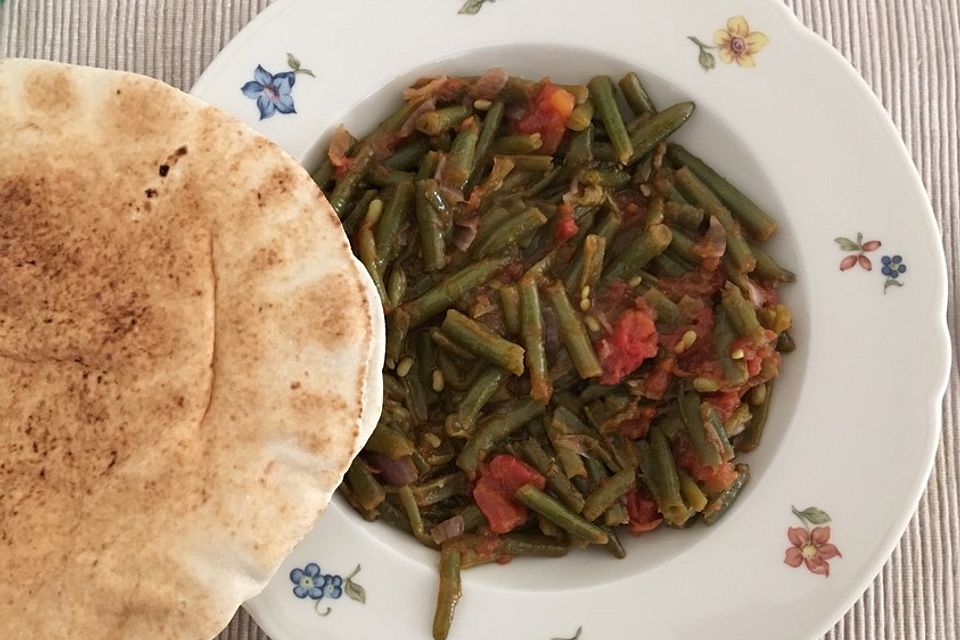 Arabische Tomaten-Bohnen