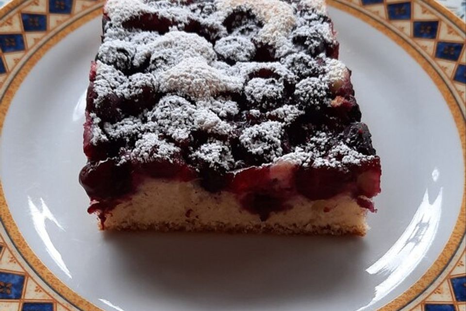 Blitz-Blaubeerkuchen