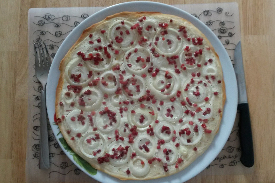 Flammkuchen kalorienreduziert