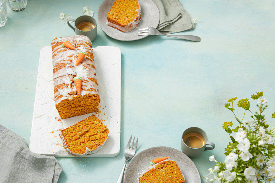 Veganer Kokos-Karotten-Kuchen