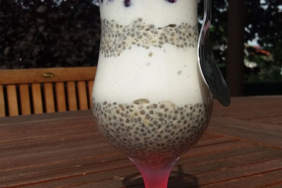 Chia-Proteinpudding